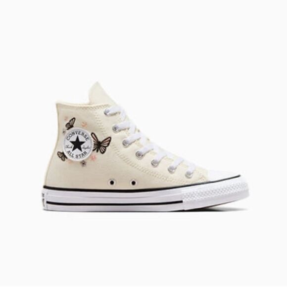 Women’s Converse Chuck Taylor All Star Butterflies Hightop Sneaker Shoes Size 8 - Picture 11 of 16
